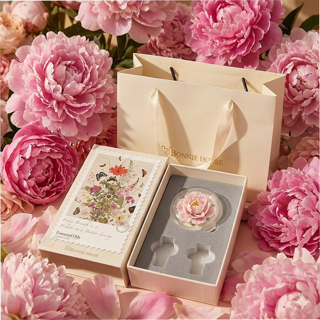 Bonnie House 擴香石禮盒, 玫瑰花擴香石*2