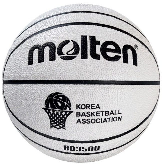 몰텐 - B7D3500-W-2-KBA(IO로고있음) 7호 농구공 화이트컬러, 몰텐 B7D3500-W-2-KBA IO로고있음 7호