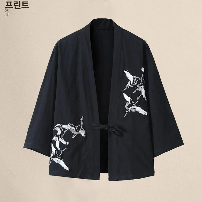 남자 개량한복 상의 린넨 저고리 가운 여름 가디건 절복 법복