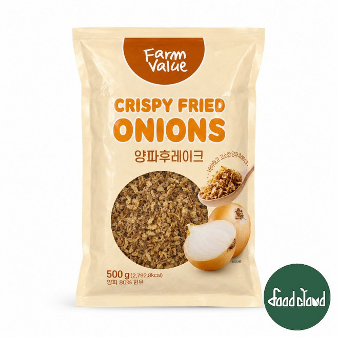 양파후레이크 크리스피 프라이드 어니언, 500g, 1개