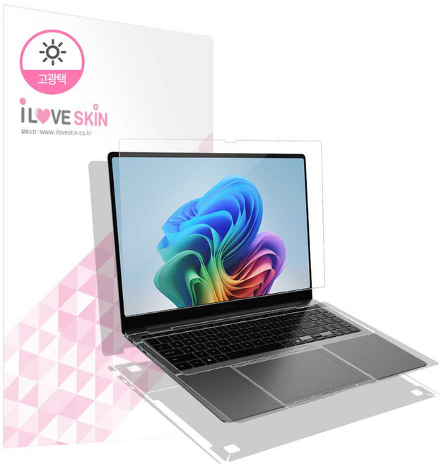 갤럭시북5 프로 16인치 고광택 액정+외부보호필름 2세트 NT960XHA, 1개