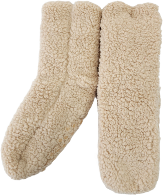 노꽁꽁 도톰한 양털 후리스 수면양말