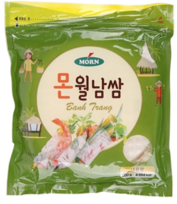 MORN 월남쌈 원형, 200g, 2개