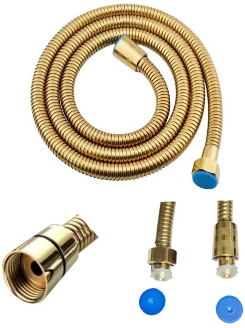 고급 금색 골드 샤워기 샤워 호스 줄 1.5미터 C, 150cm