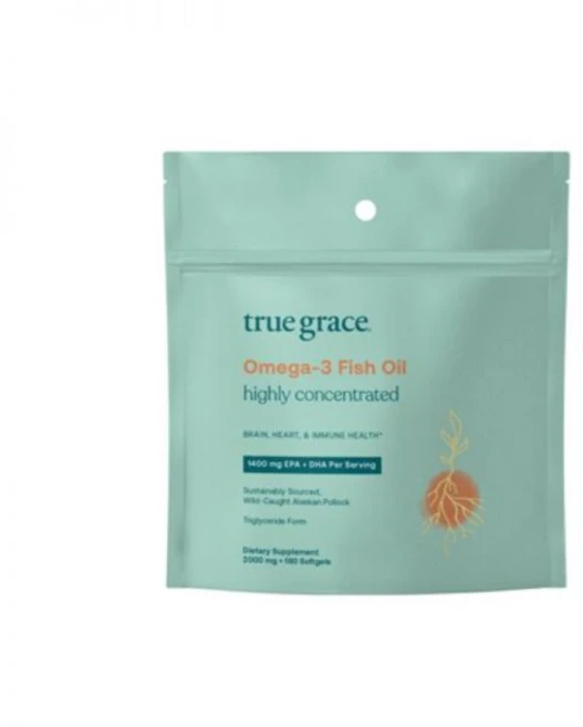 True Grace 트루 그레이스 오메가3 피쉬 오일 180 소프트젤 영양제 - 쿠팡