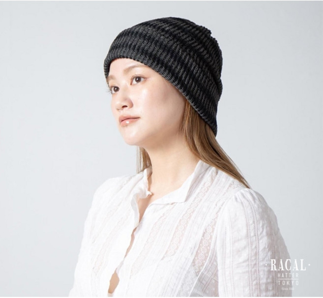 RACAL Sheer Mesh Knit Cap 透膚擬麻加工混紡針織帽