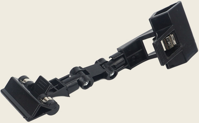 가격표꽂이 양쪽 집게 관절 메모홀더 쇼클립 양면, 레드, 레드, 1개