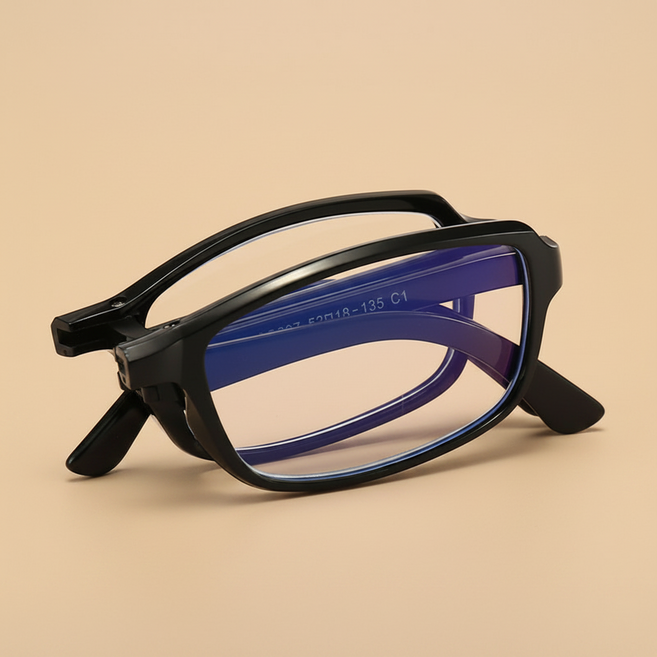 휴대용 접이식 돋보기안경테 TR접경 뿔테안경테