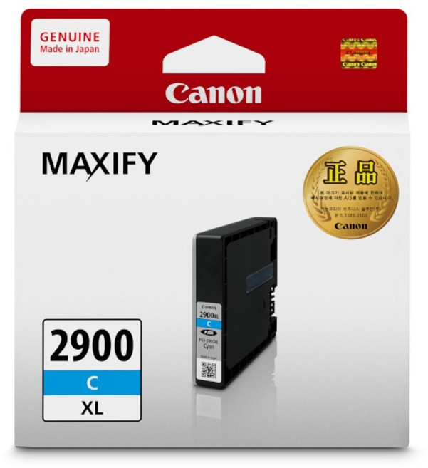 (Canon) 정품잉크 PGI-2900C XL 파랑 (MB5090/1 200매), 1개