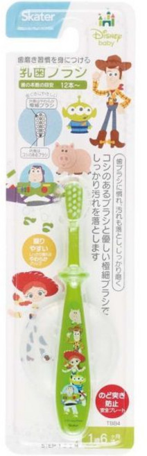 スケーター(Skater) 스케이터 TBB4-A 칫솔 유아용 만 1세 6개월 전후 디즈니 토이 스토리 일본 출고 키즈, 1才6ヶ月, Toy Story, 1개