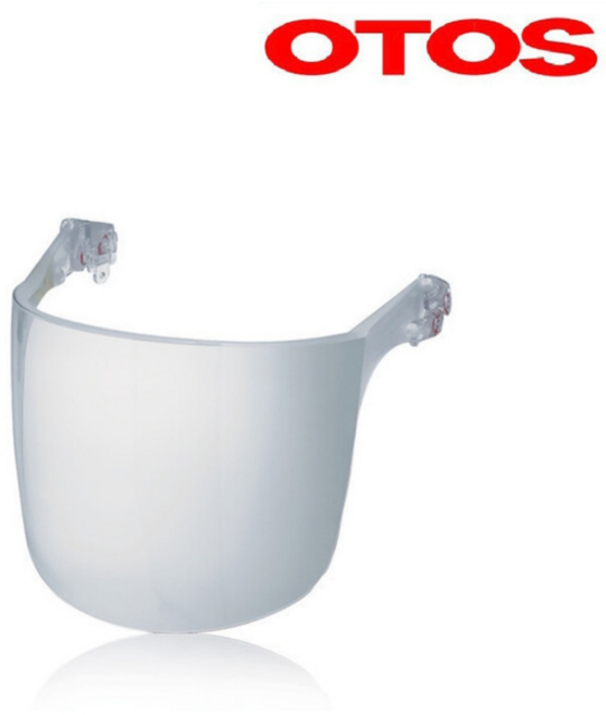 오토스 OTOS 보안면 F-71AS 안전모 부착형 얼굴보호용, 1개