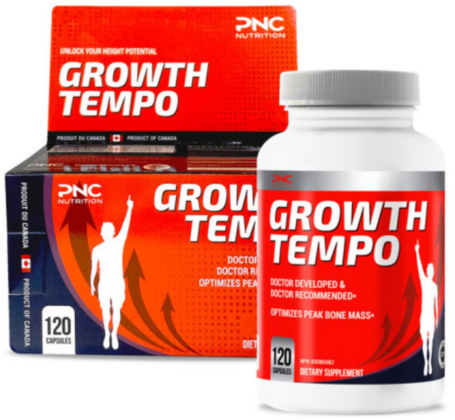 PNC 그로스템포 키즈 청소년 성장 영양제 120정, 1개
