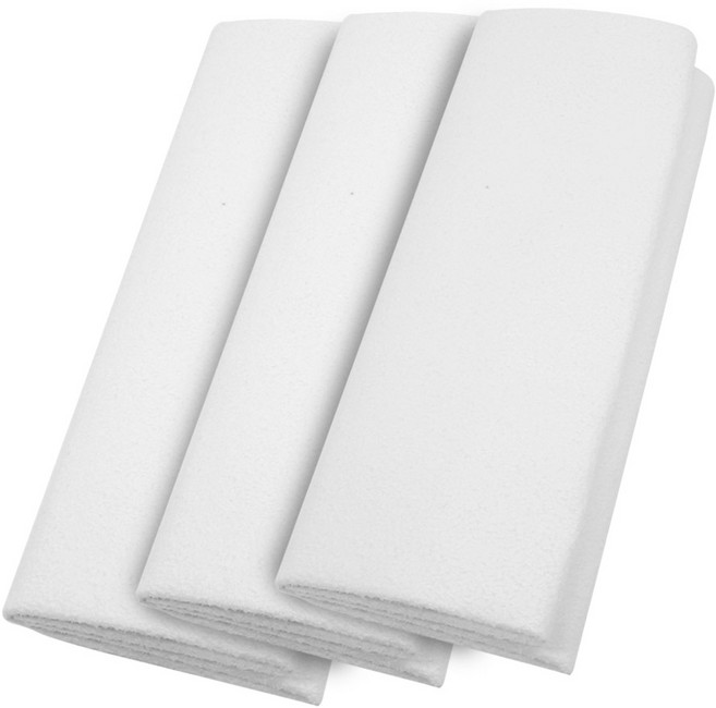 엑스핏 세무융 마이크로화이버 다용도 자동차 극세사 세차 타올 3개 세트, 1세트, 화이트