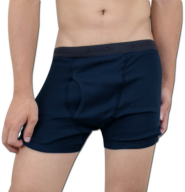 B.V.D. 男款美國棉純棉平口褲 (灰/丈青/黑三色可選)