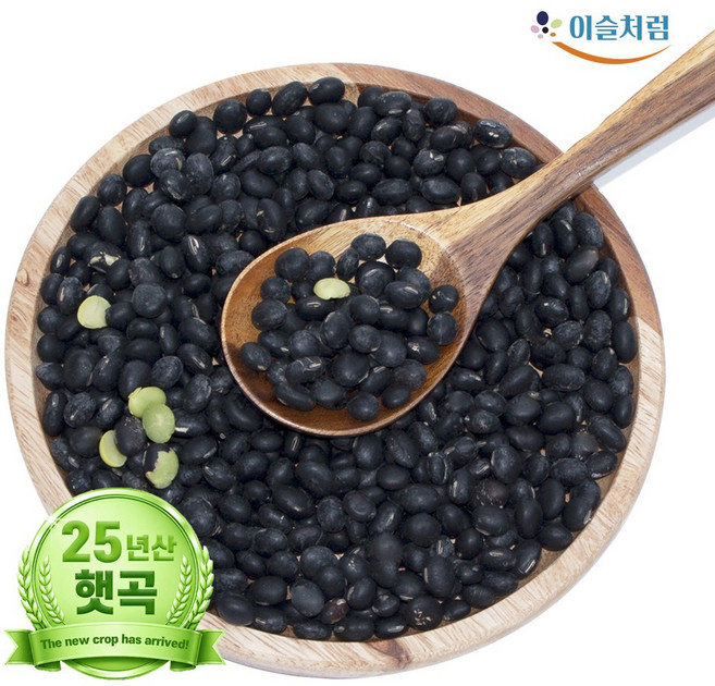 3위 - 2025년산 국산 서리태 5Kg 속청 검은콩 단콩, 1개