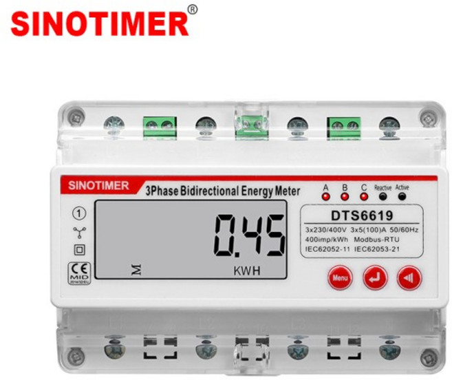 전기 계량기 다기능 AC HZ kWh 전류 광전지 전원 100A RS485 380V 전력 미터 상 에너지 전력계 3 전압, 1개