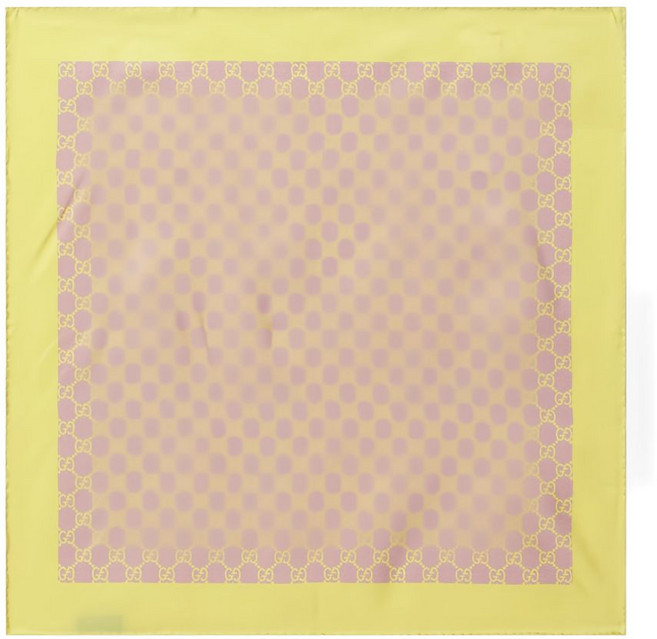 구찌 모노그램 스퀘어 스카프