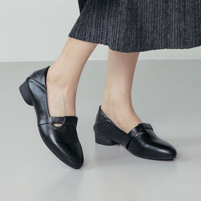 스타앤코 여성용 데일리 플랫 슈즈 가죽 캐주얼 여성구두