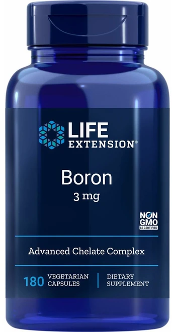 Life Extension Boron 라이프 익스텐션 보론 붕소 3mg 180베지캡슐, 180정, 1개 - 쿠팡