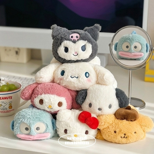 귀여운 냥이 키티 친구들 인형 필통 펜케이스, 1개, 시나모롤