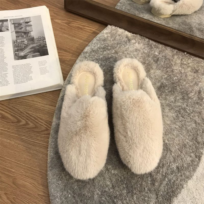 여성 방한 퍼슬리퍼 겨울 털슬리퍼 XZ 319