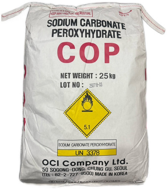 OCI Company Ltd. 過碳酸鈉 多用途清潔去污漂白, 25kg, 1個