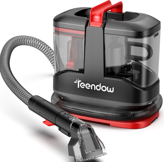 [최신형] 틴도우 다용도 패브릭 청소기 가정용 카페트 침구 쇼파 습식청소기 C3, 블랙