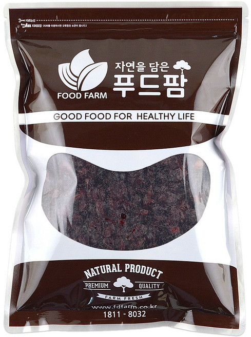 푸드팜 크랜베리 캘리포니아 루비, 1kg, 1개