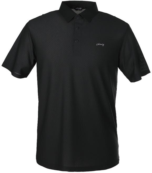 아센티 남성 쿨 카라 반팔 시어서커 아웃도어 티셔츠 등산 운동 골프 엠보 394