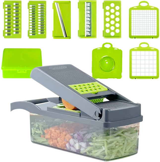 다용도 14 in 1 만능채칼, 1세트, 혼합