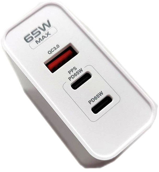 泰山-小白的生活工場 Songwin GAN05 65W氮化鎵超快速充電器-手機/平板/筆電通用, 1個