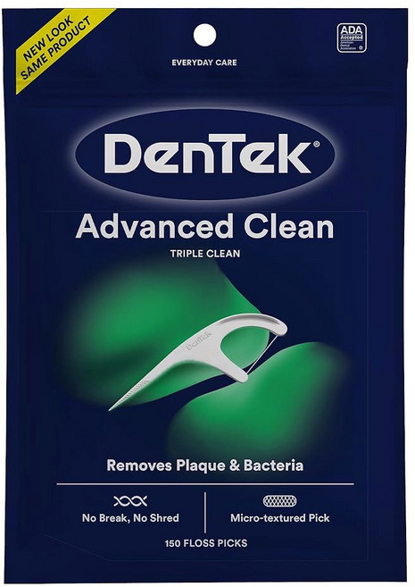 DenTek 트리플클린 어드밴스드 치아관리용 치실세트, Mint_20 Count (Pack of 6), 1개