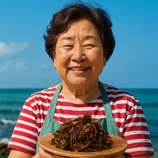 수제반찬 매콤 땡초 고추 톳나물 무침, 1개, 150g