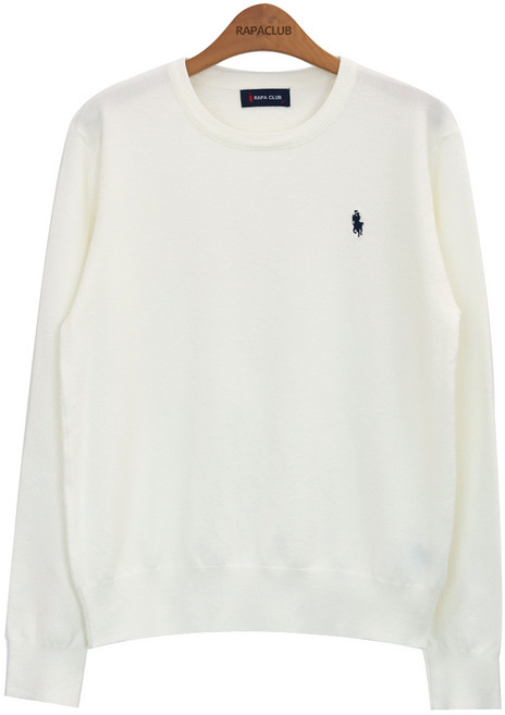 라파클럽 남녀공용 소프트 라운드 긴팔 니트 스웨터