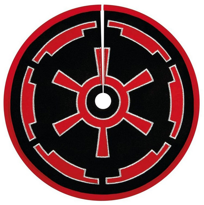 Hallmark Keepsake 30.5cm(12인치) 미니 크리스마스 트리 스커트 디즈니 미키 마우스 디즈니 팬을 위한 선물, Star Wars