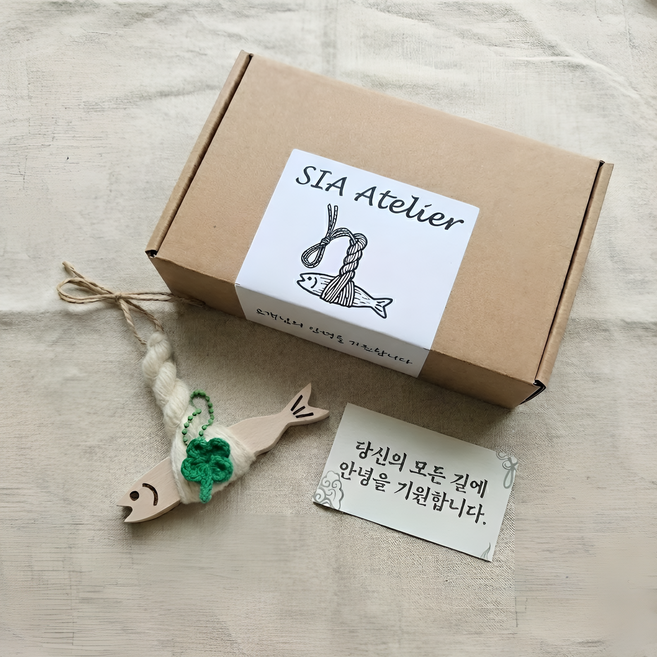 샤공방 액막이 명태 도어벨 차량용 이사 집들이 개업 선물, 기본형 액막이