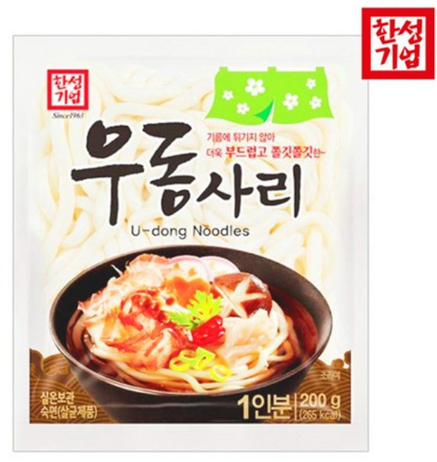 한성기업 우동사리, 200g, 6개