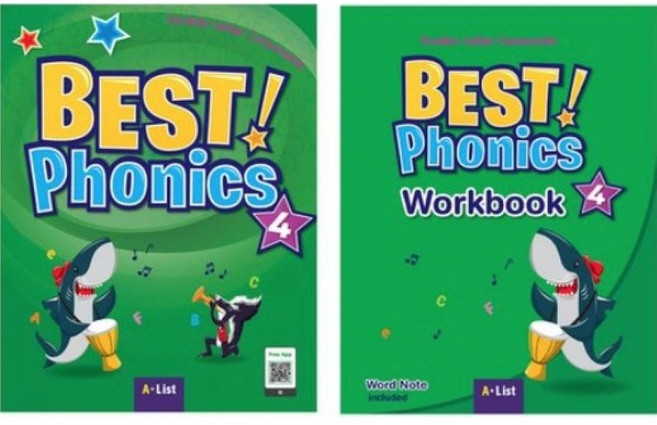 Best Phonics 4 with App 본책+워크북 (전2권), A*List, 초보자