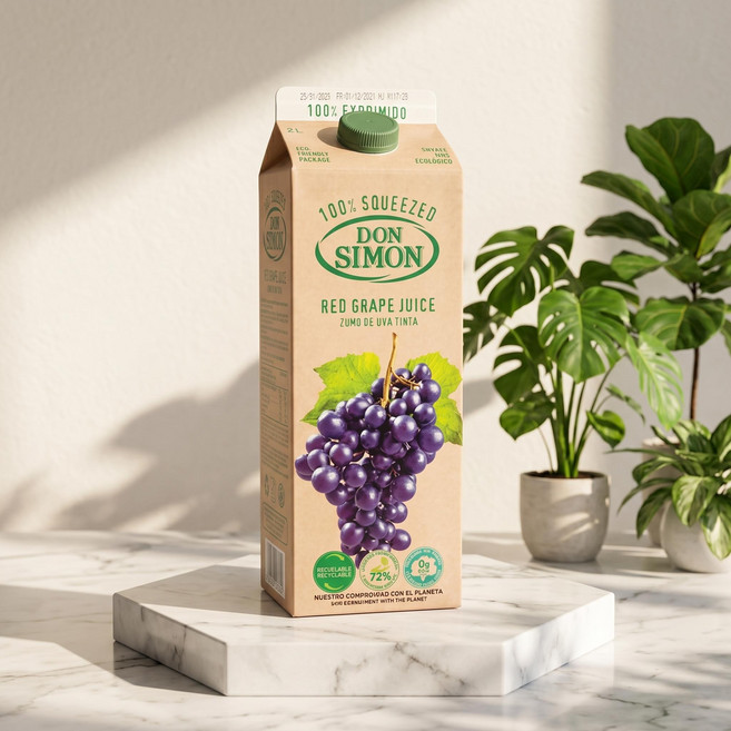 돈시몬 착즙 적포도주스 2L, 1개