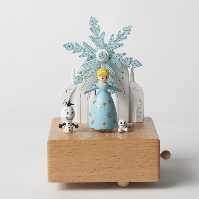 대만 우드 오르골 원목 태엽 뮤직박스, 08.눈의여왕오르골
