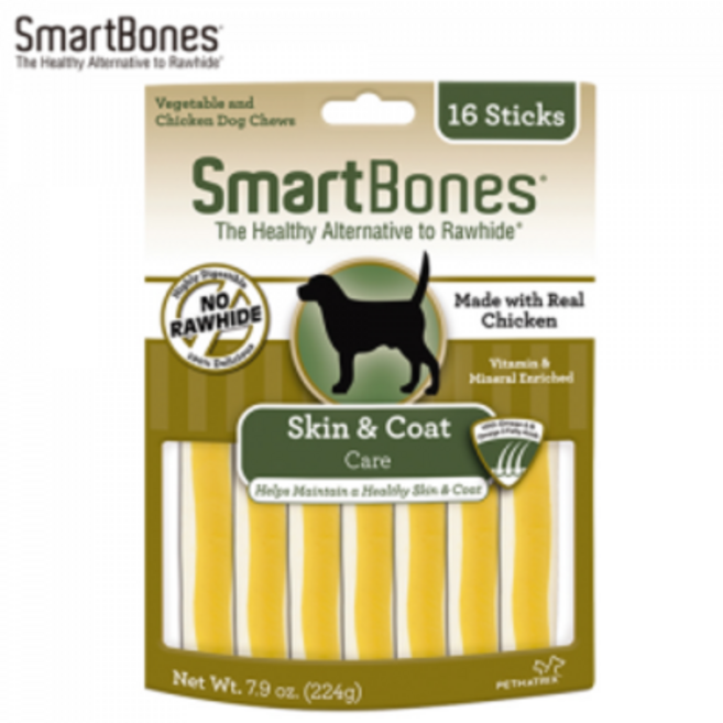 스마트본 강아지 스틱 16p, 스킨 & 코트, 1개, 224g