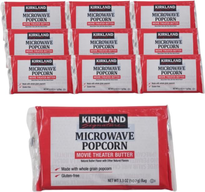 트루소피아 코스트코 커클랜드 전자제인지 팝콘 소분판매, 1세트, 107g, 10개