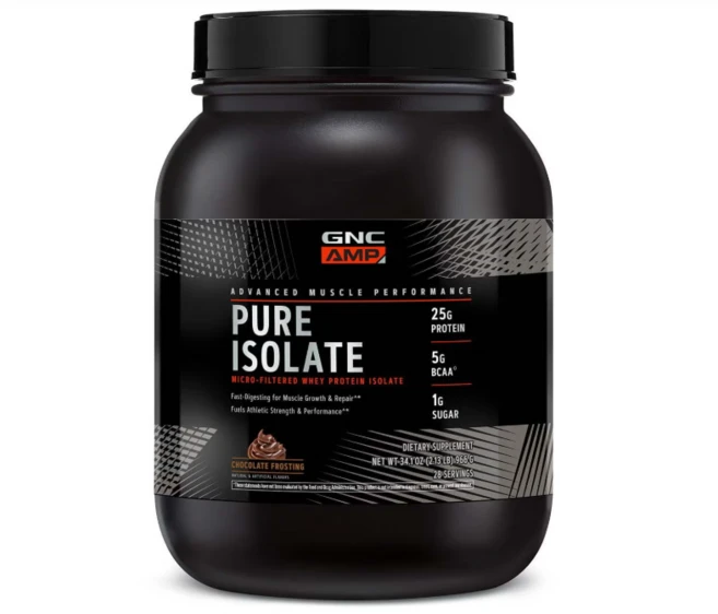 GNC 지엔씨 퓨어 아이솔레이트 Pure Isolate Protein 초코프로스팅 Chocolate Frosting, 1개 - 쿠팡