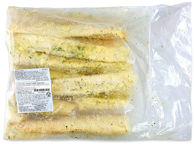 마늘빵 갈릭스틱 생지, 1개, 750g