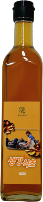 생강식초500ml 천연식초, 1개, 500ml