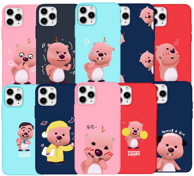 갤럭시노트20울트라 (N986) 섭씨1도 잔망루피 케이스