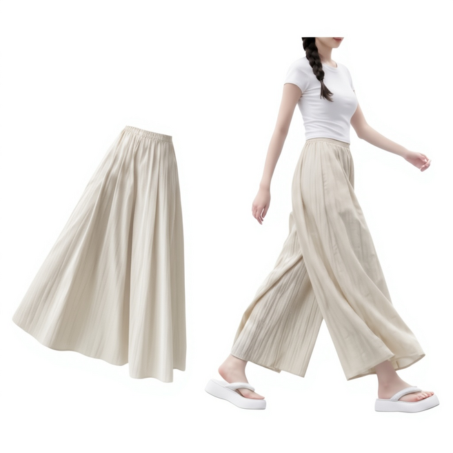 모렌다 살랑살랑 하체커버 여성 플레어 치마바지