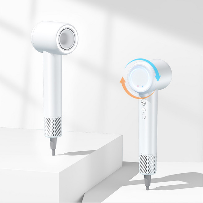 [Leeko] 고속 헤어 드라이기/ BLDC 파워모터 11만 회전/ NTC 스마트 음이온 모발 케어 저소음 드라이어/ 화이트, HD20-W