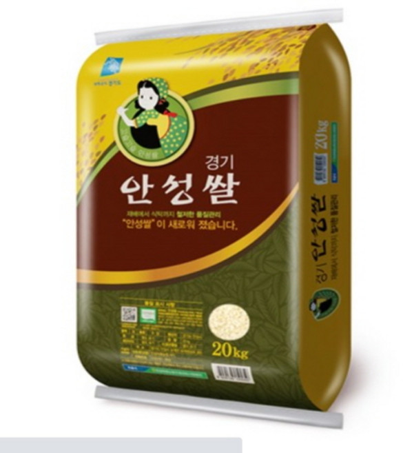 안성마춤농협 안성쌀 20kg 추정미 아키바레 고급쌀 맛있고 찰진 2024년 햅쌀, 1개, 특등급