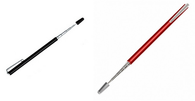 (맥스이노션) 안테나 지시봉 7단 (2칼라), 색상_레드